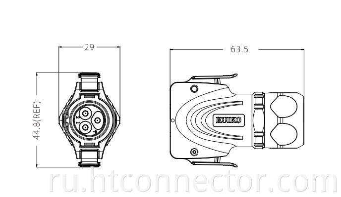 Aviation Plug Male and Female